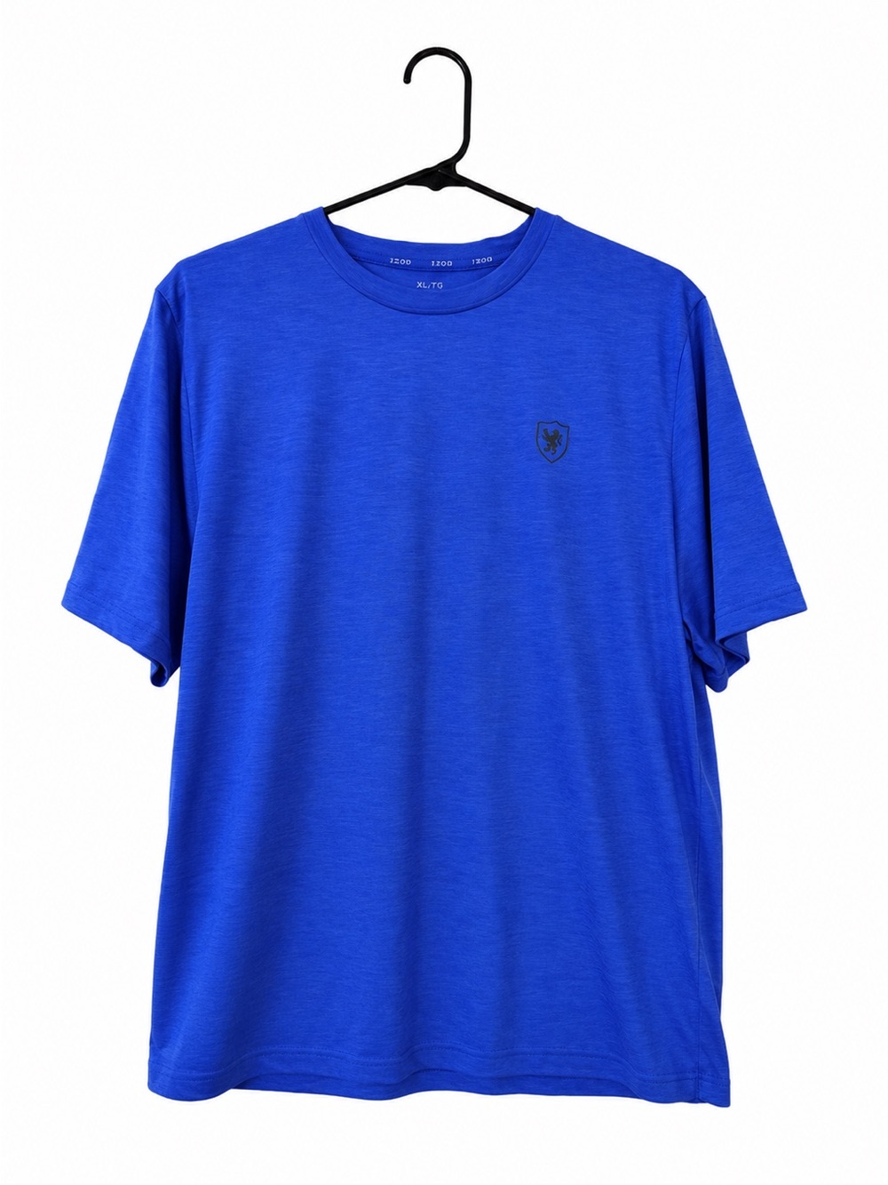 AriatTEK Performance T-Shirt Blue Moisture Wicking Logo Graphic Back Size Medium